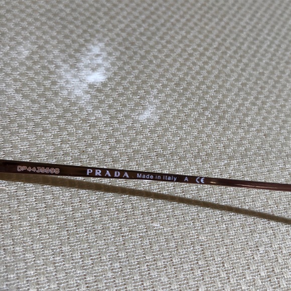 Authentic Prada Mirrored Aviator  Sunglasses - Picture 7 of 8